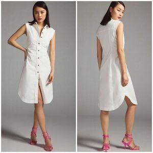Anthropologie Pilcro White Midi Dress